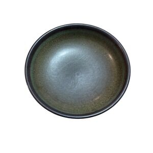 Franciscan Earthenware Eclipse Charcoal Cereal Soup Bowl Mid Century Modern MCM